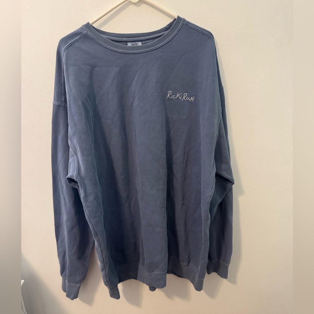Comfort Colors Sweatshirt in Blue Size 2XL